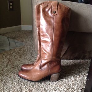 Vince Camuto Brown Leather Boots
